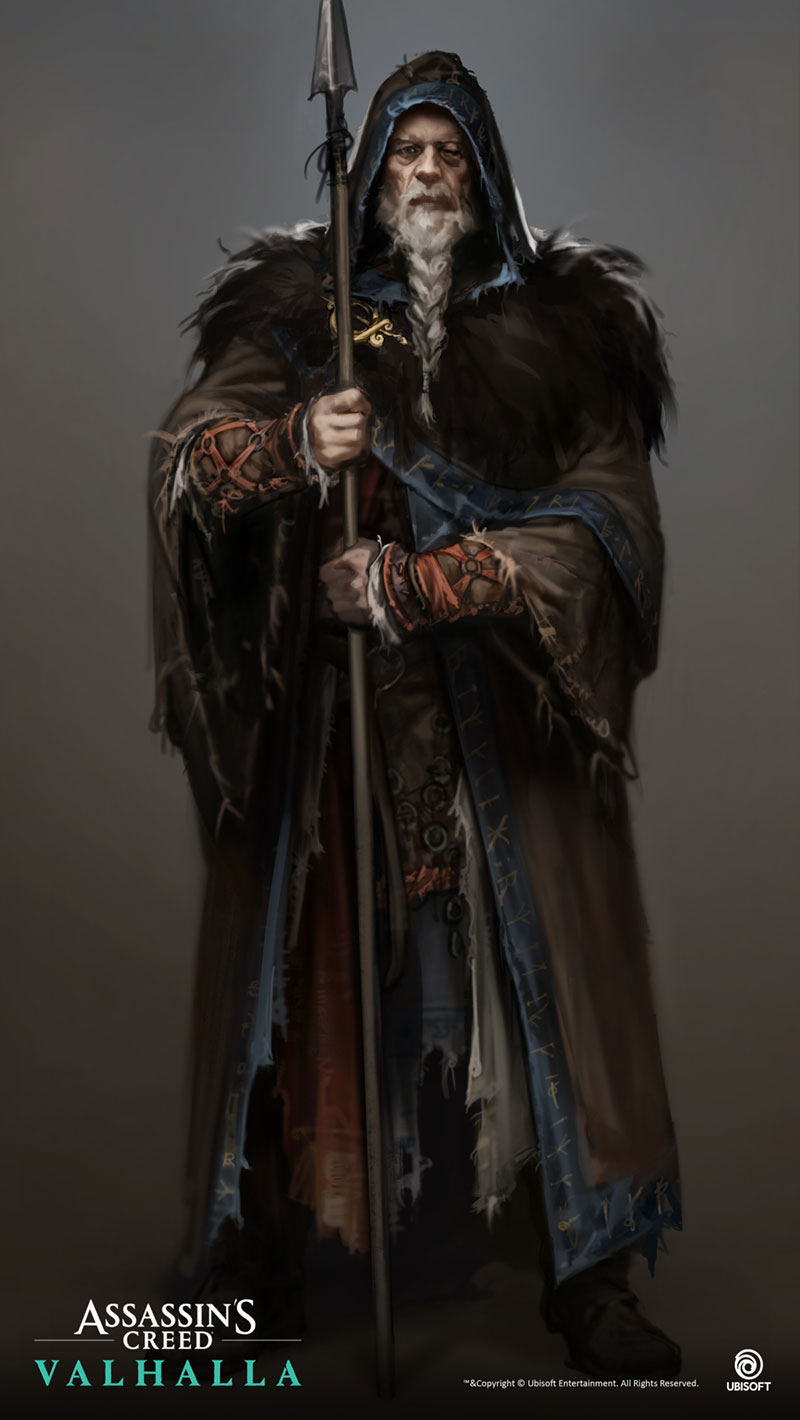 Odin Art from Assassin's Creed Valhalla