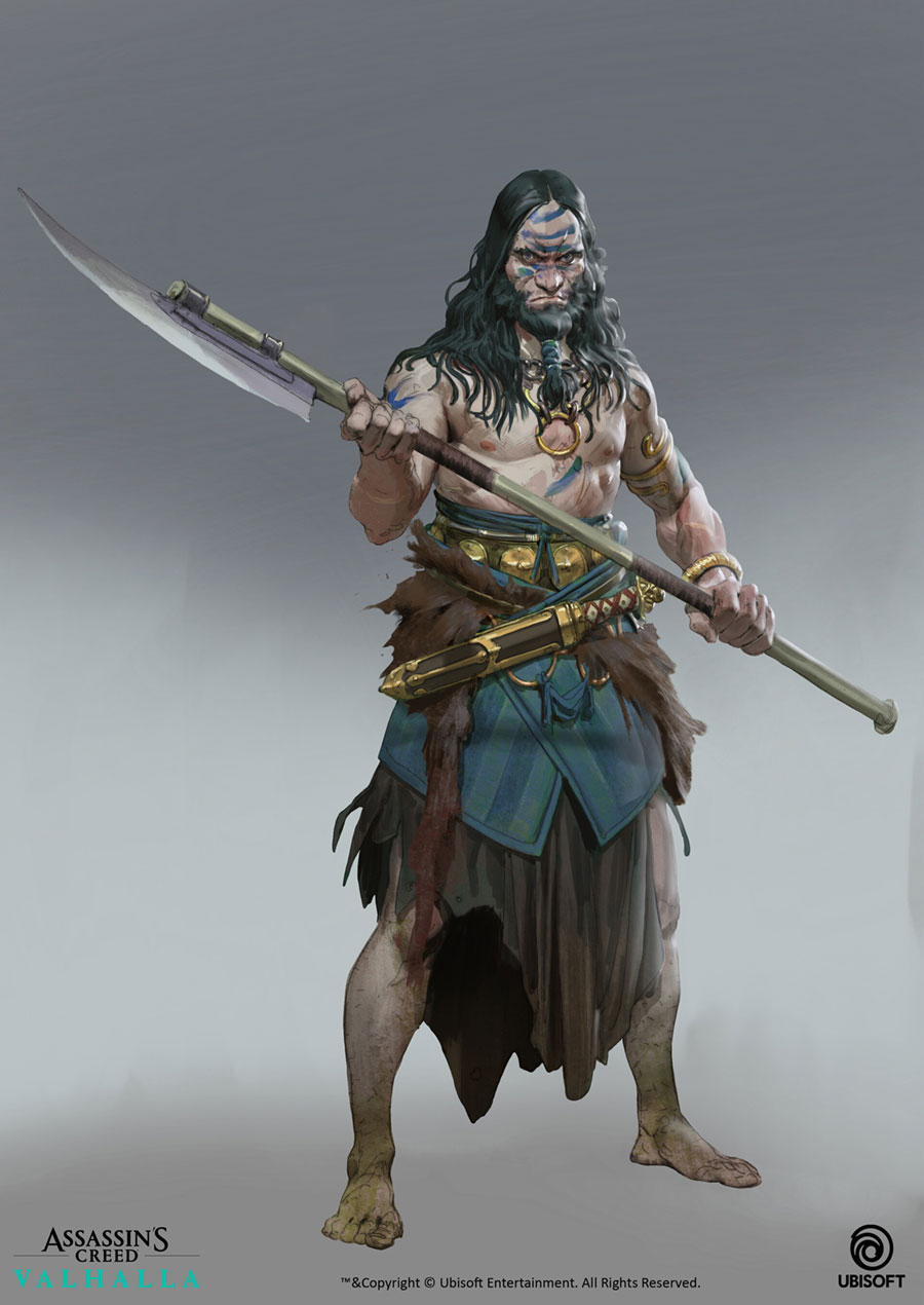 Pictish Warlord Art from Assassin's Creed Valhalla
