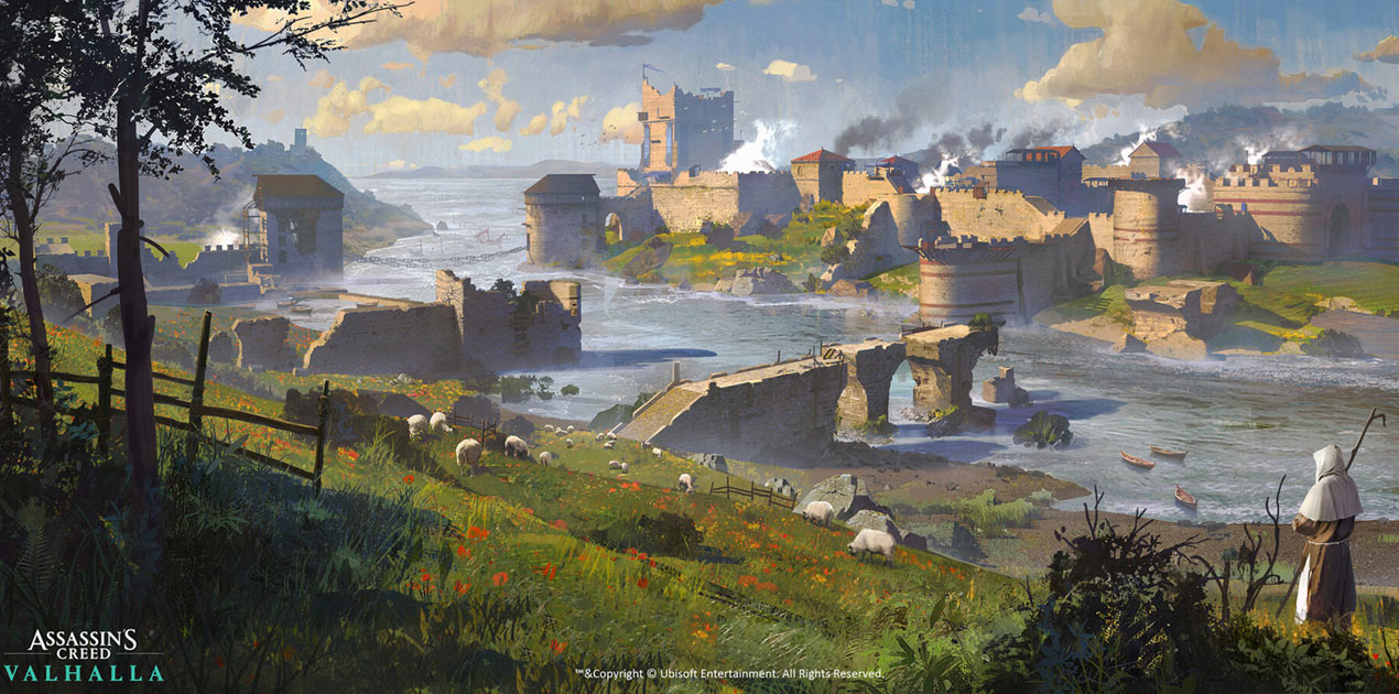Rochester Landscape Art from Assassin's Creed Valhalla