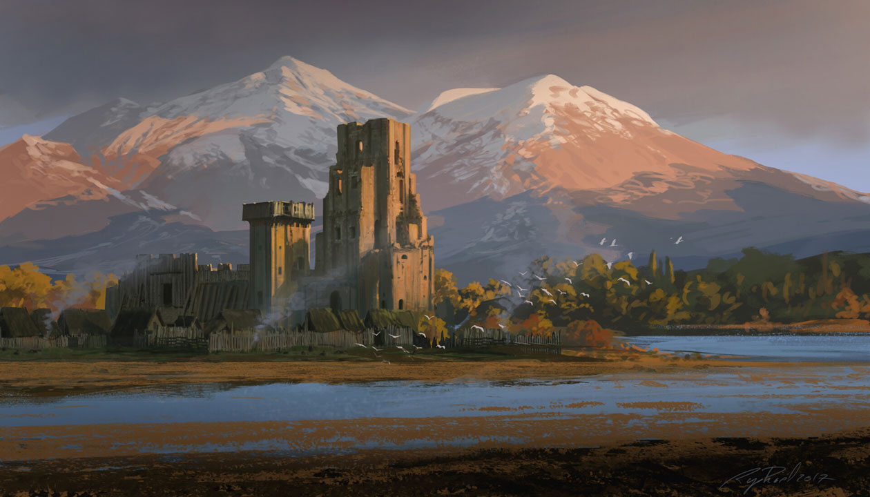 Roman Fort Art from Assassin's Creed Valhalla