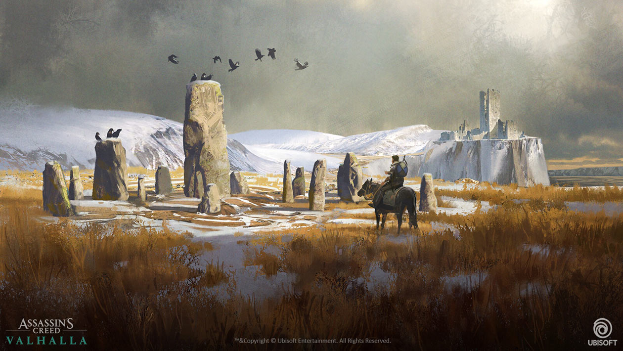Rudstone Monolith Art from Assassin's Creed Valhalla
