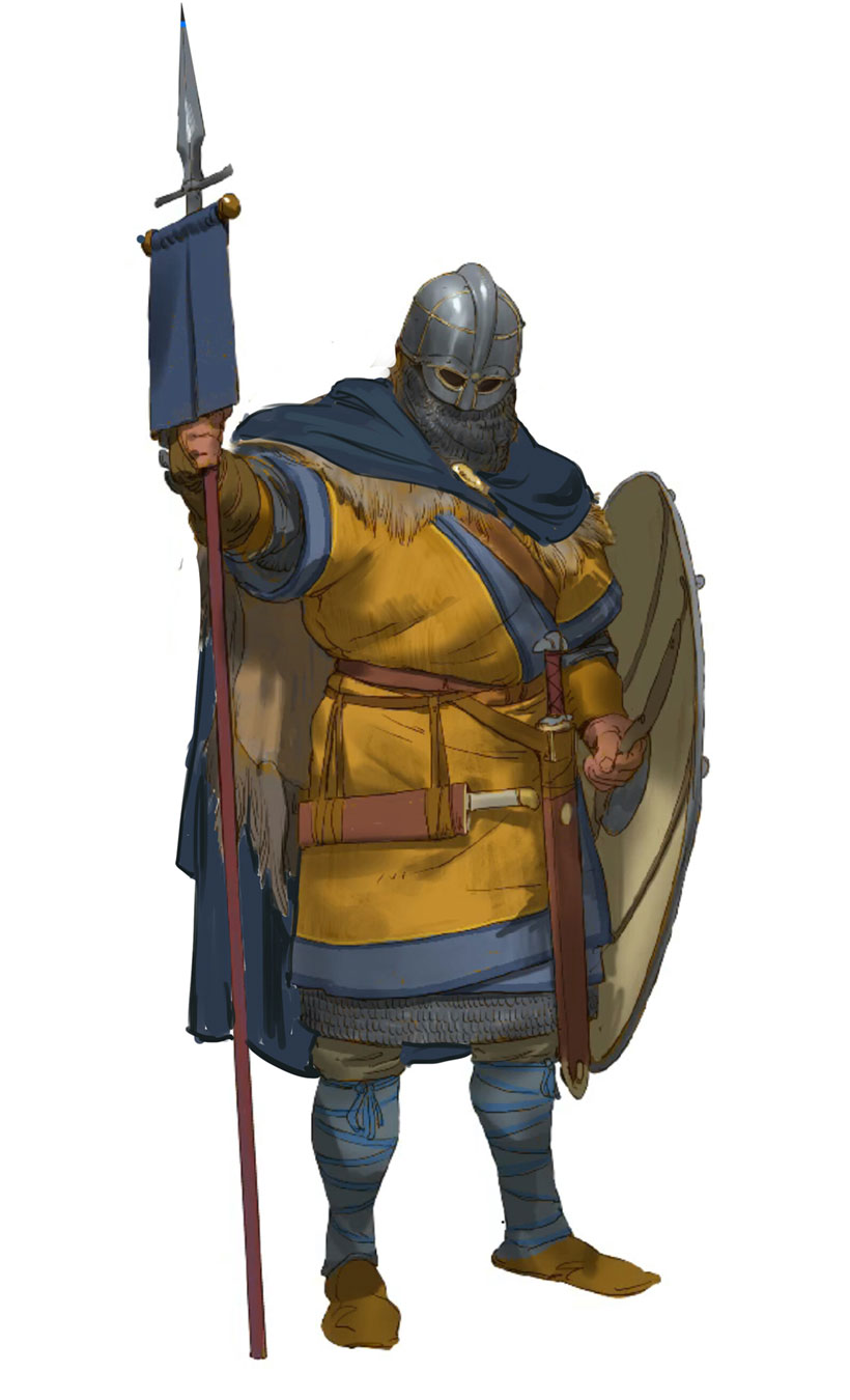 Saxon Housecarl Art from Assassin's Creed Valhalla