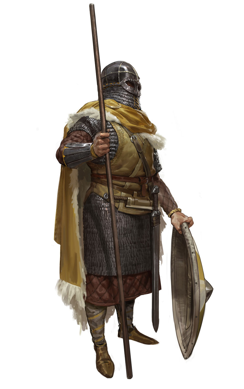 Saxon Soldier Art from Assassin's Creed Valhalla