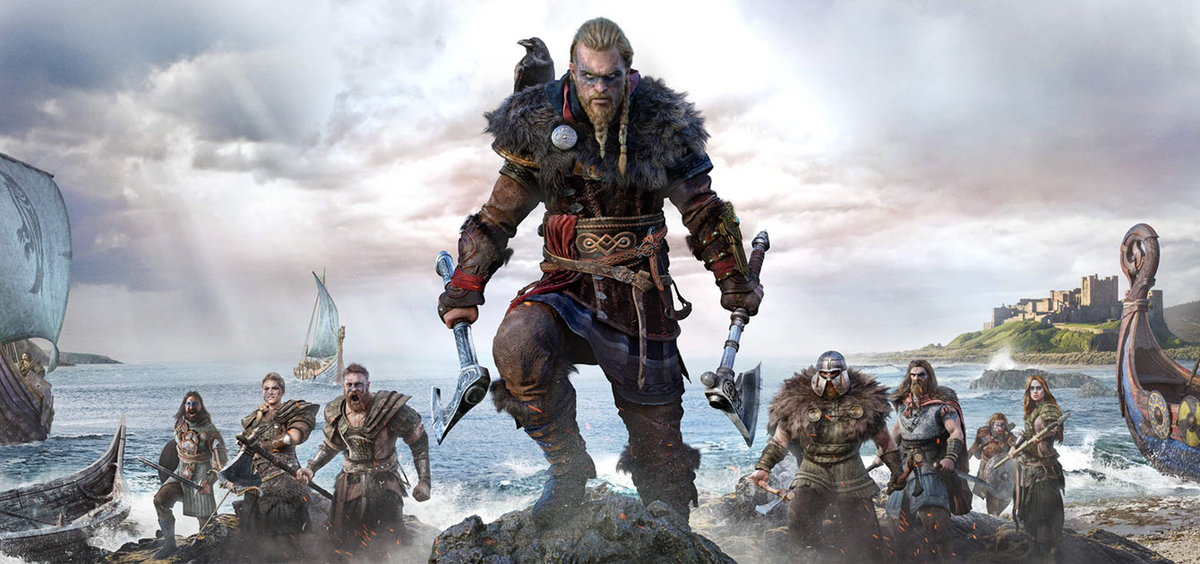 Standard Edition Key Art (Male Eivor) from Assassin's Creed Valhalla