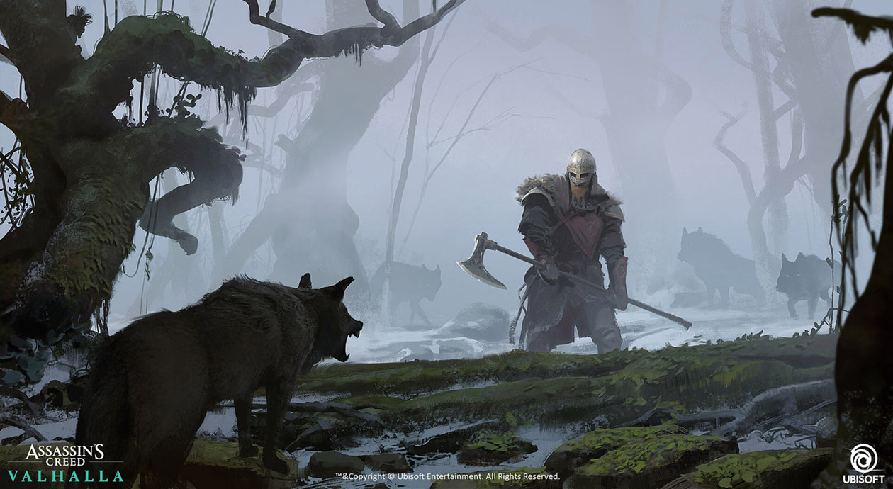 Surrounded Art from Assassin's Creed Valhalla