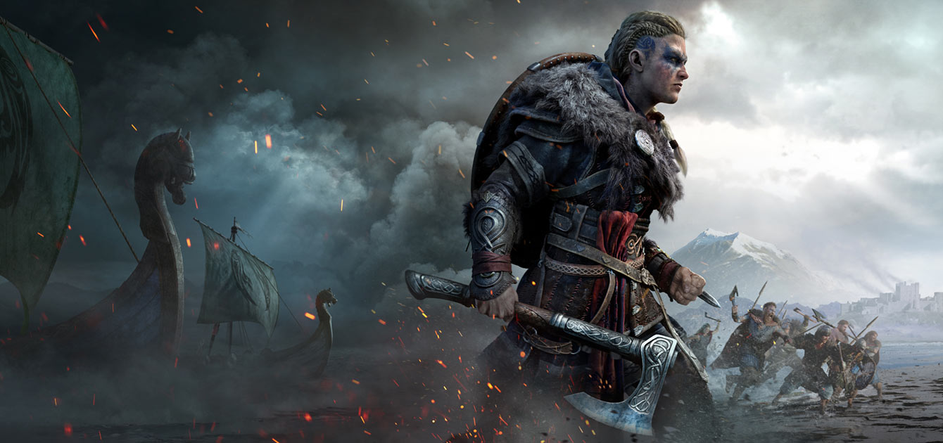 Ultimate Edition Key Art (Female Eivor) from Assassin's Creed Valhalla