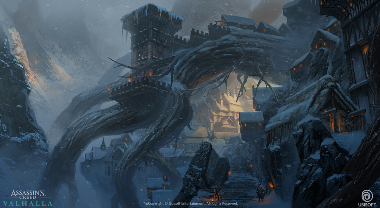 Utgard Entrance Art from Assassin's Creed Valhalla