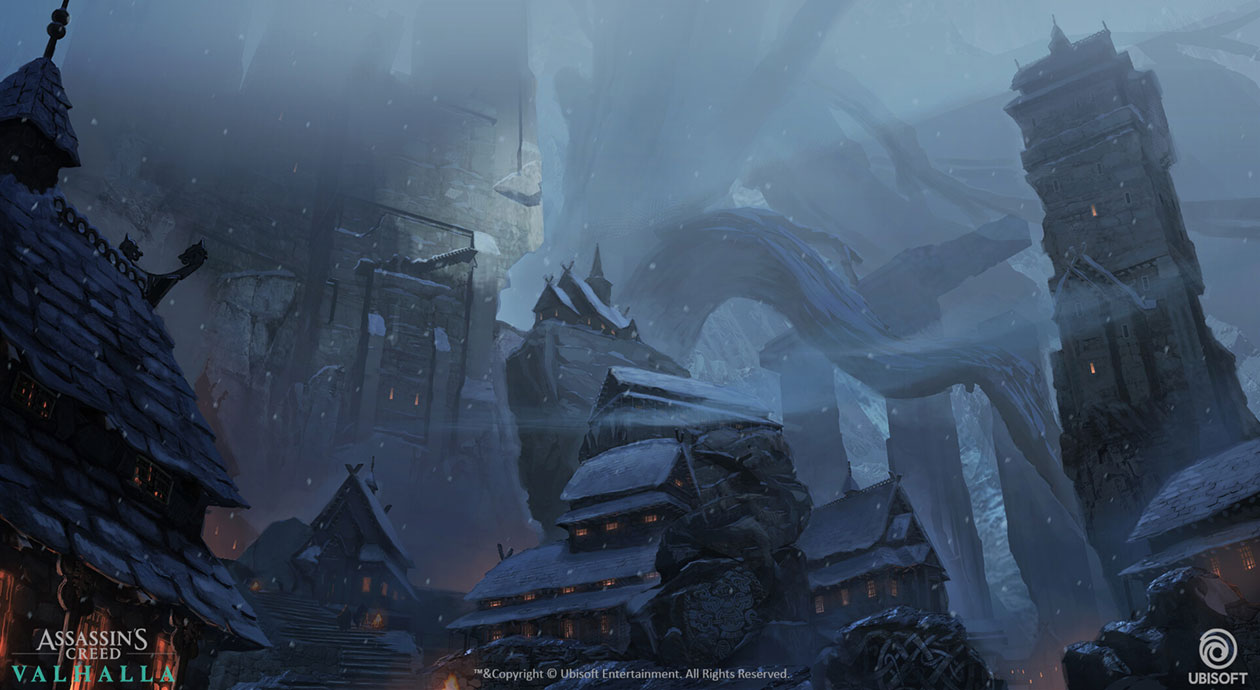 Utgard Art from Assassin's Creed Valhalla