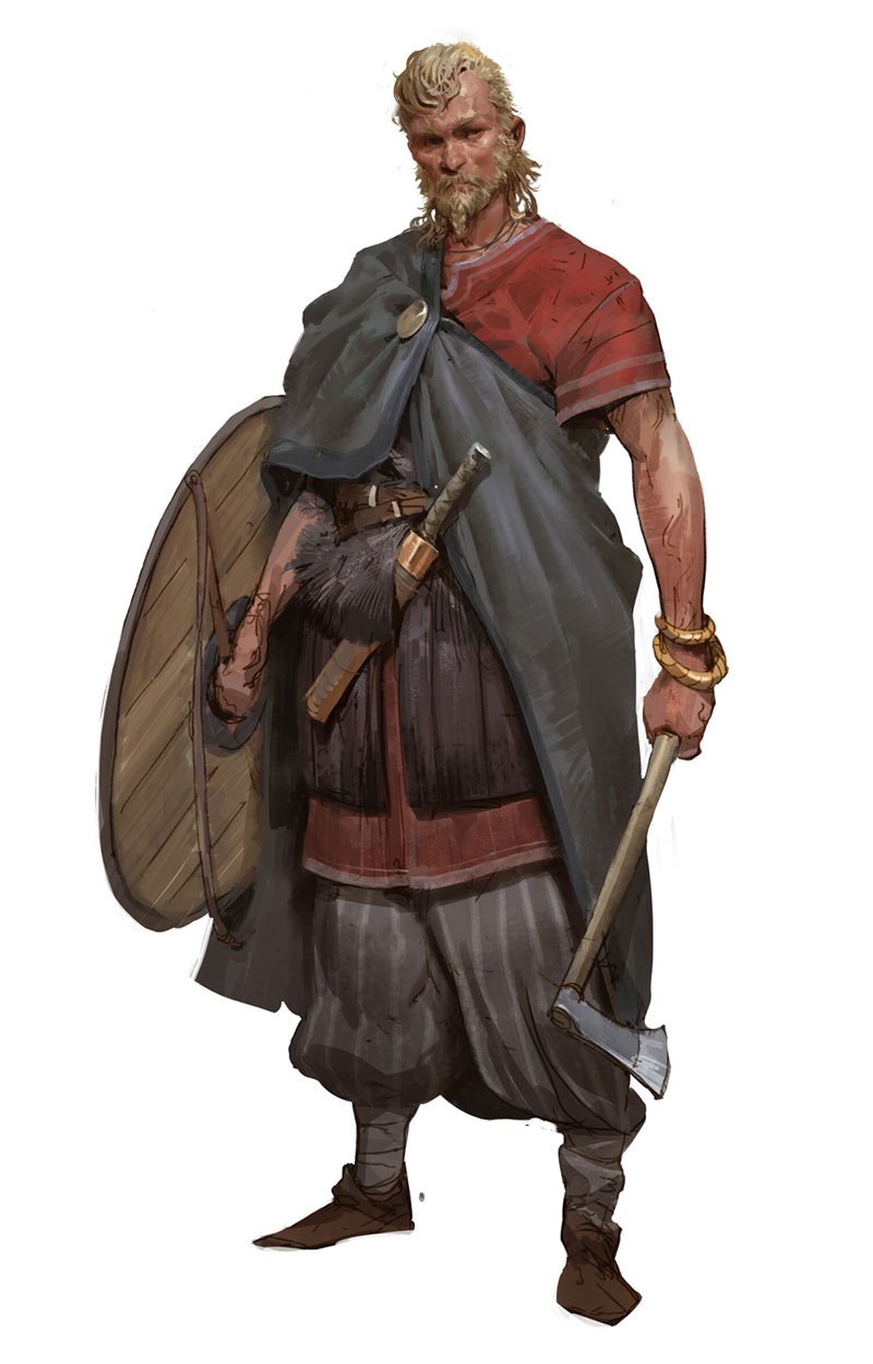 Viking Freedman Art from Assassin's Creed Valhalla