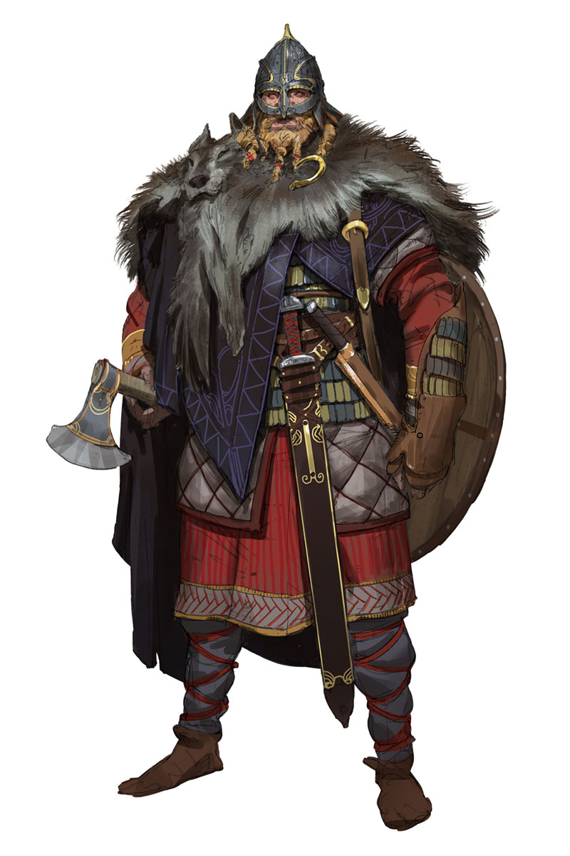 Viking Jarl Art from Assassin's Creed Valhalla