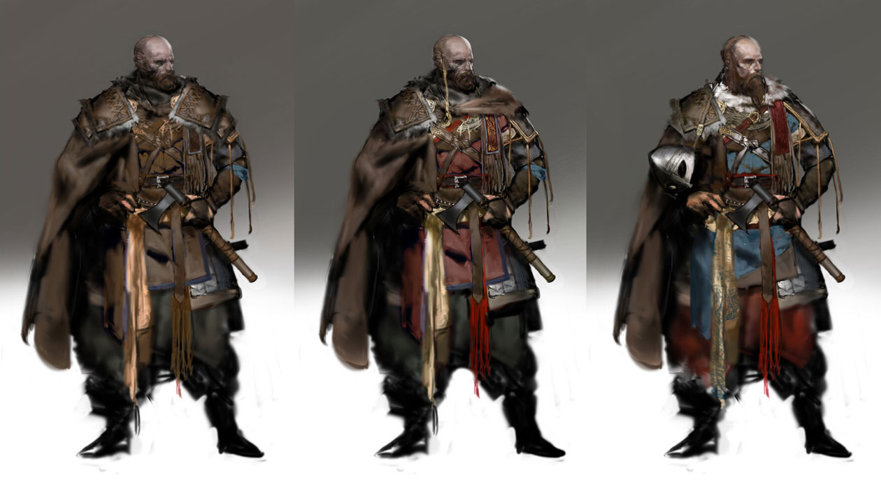 Viking NPC Art from Assassin's Creed Valhalla