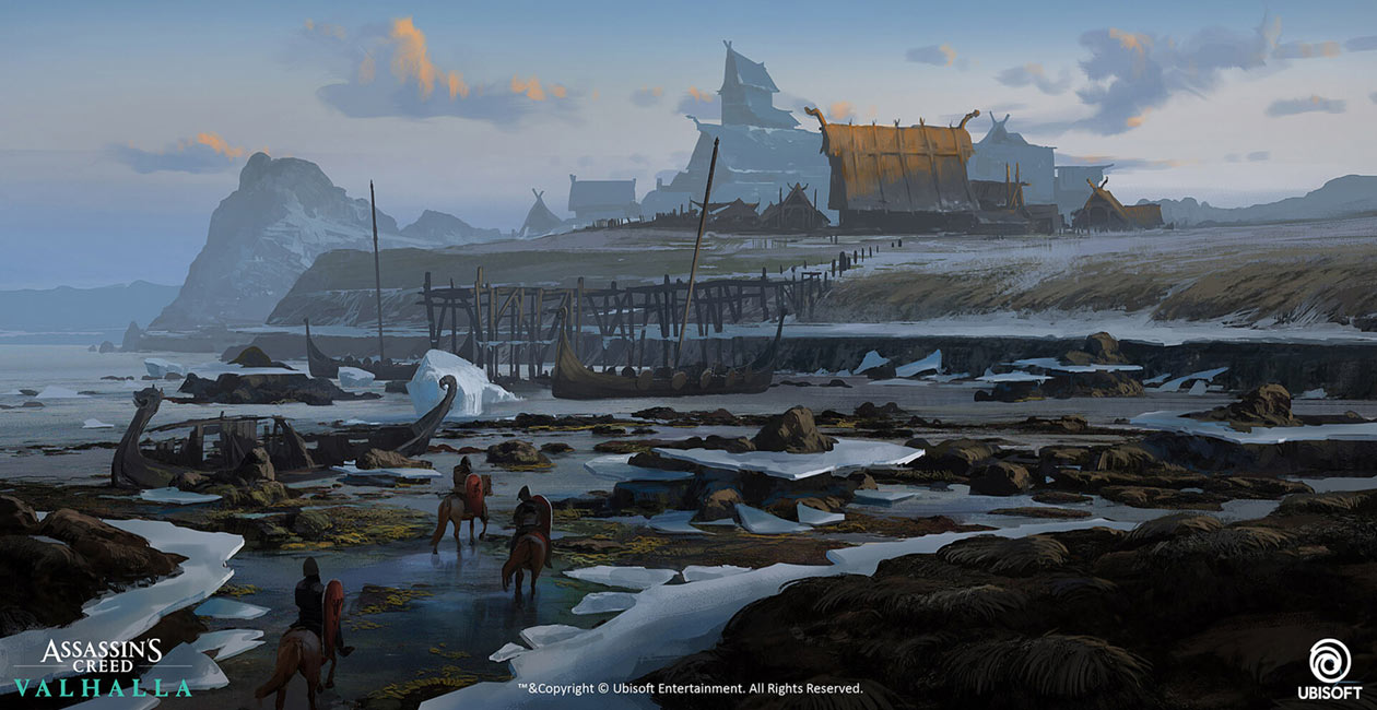 Viking Settlement Art - Assassin's Creed Valhalla Art Gallery