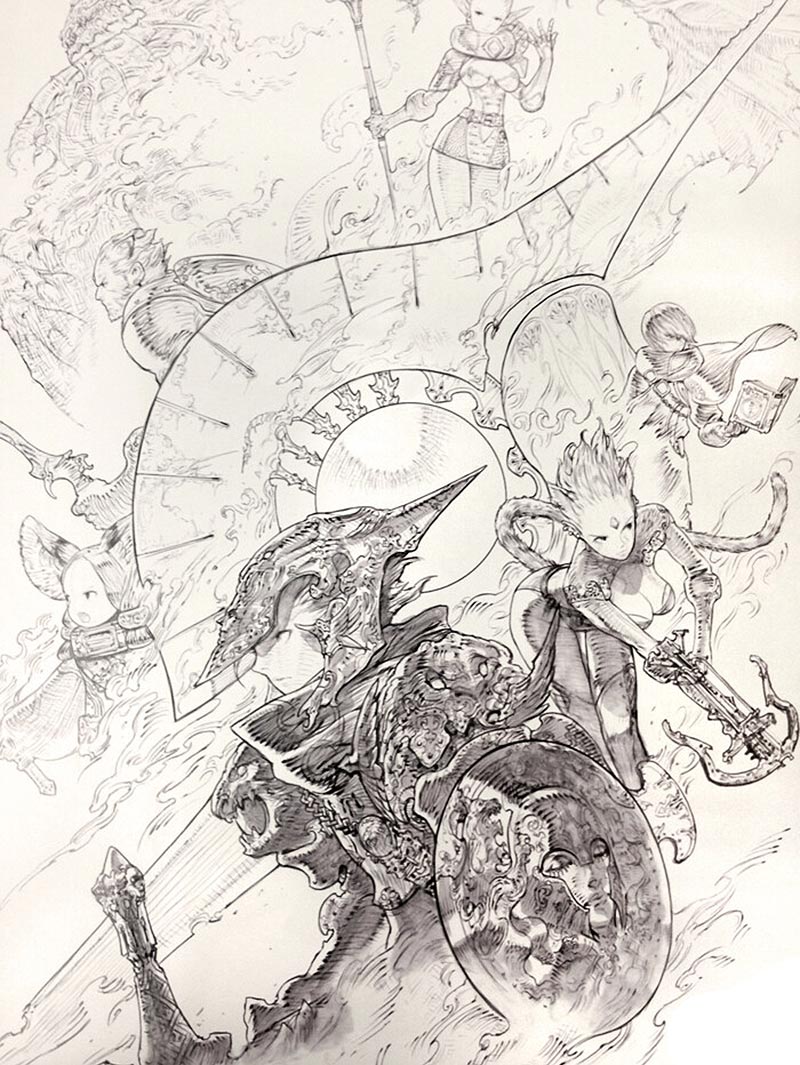 Characters Sketch from Ark Sphere