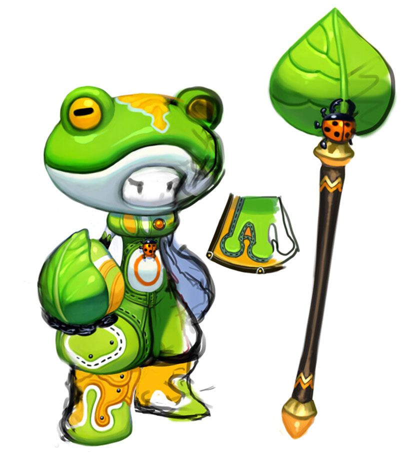 Frog Costume Art from Ark Sphere