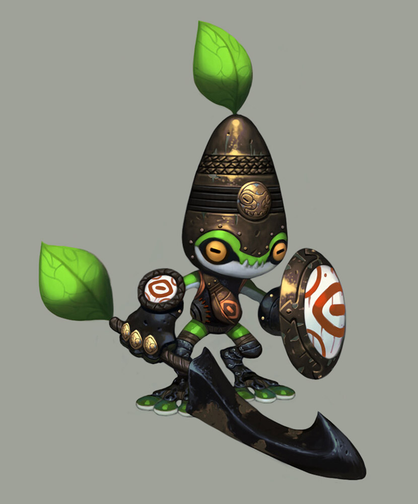 Frogman Monster Art from Ark Sphere