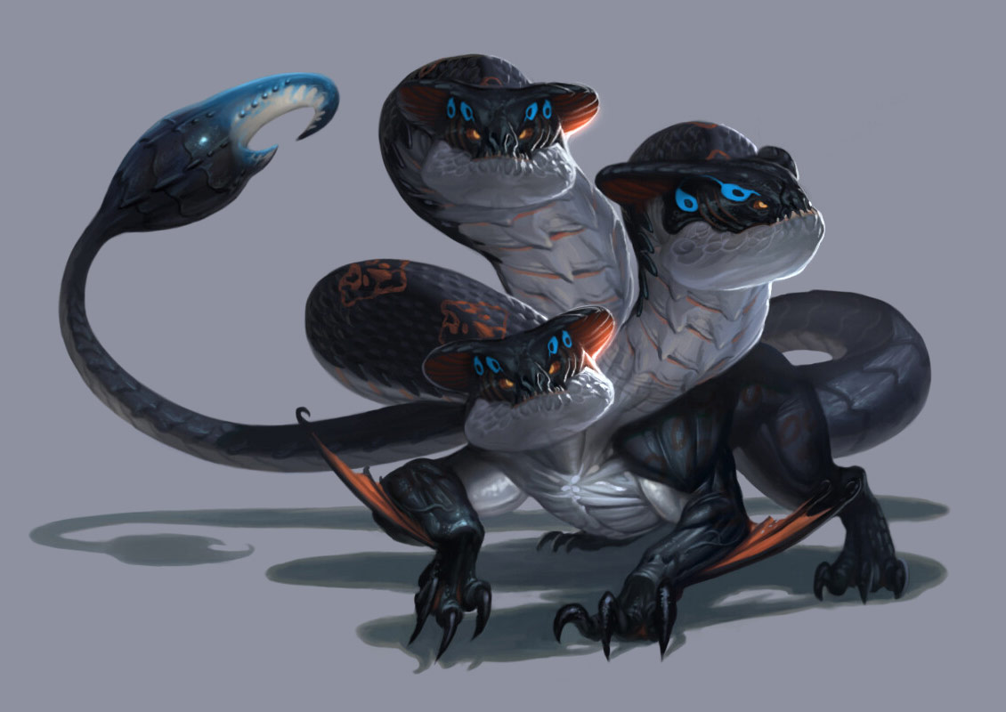 Hydrakan Monster Art from Ark Sphere