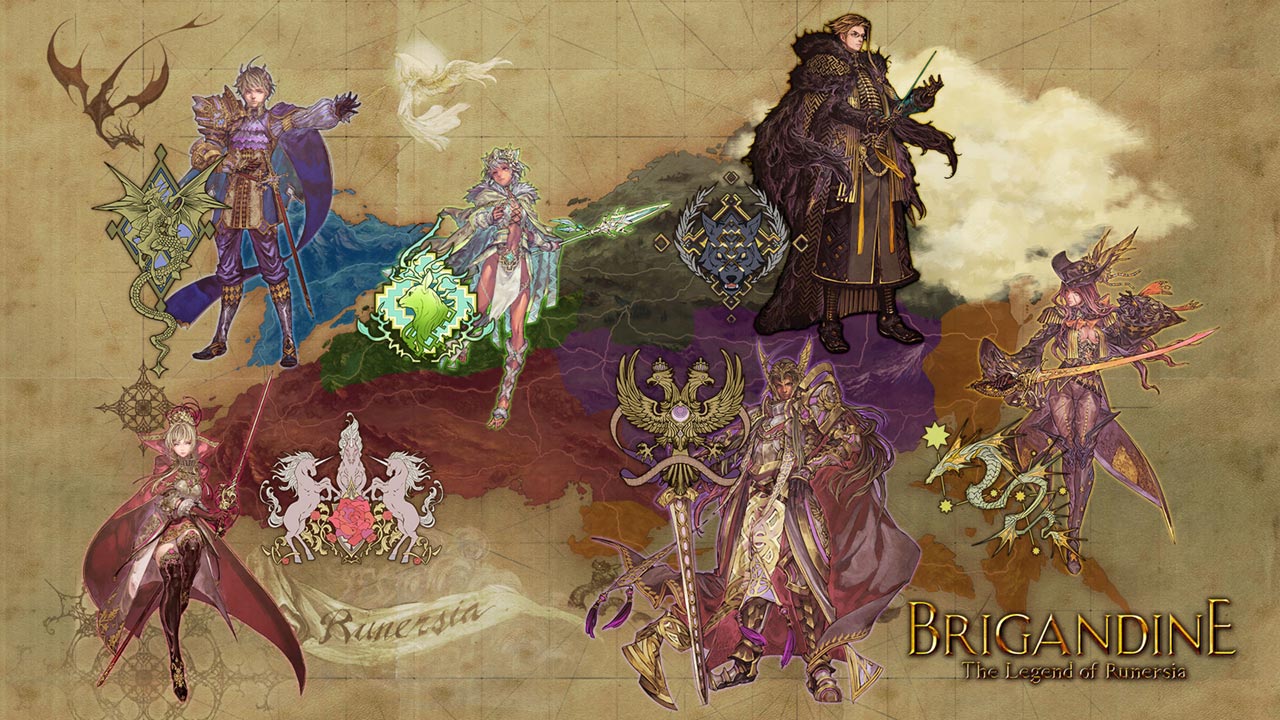 Six Nations Art from Brigandine: The Legend of Runersia