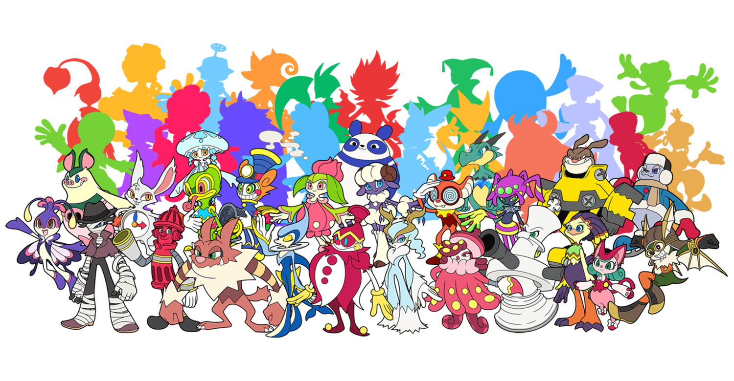 Characters Art from Balan Wonderworld