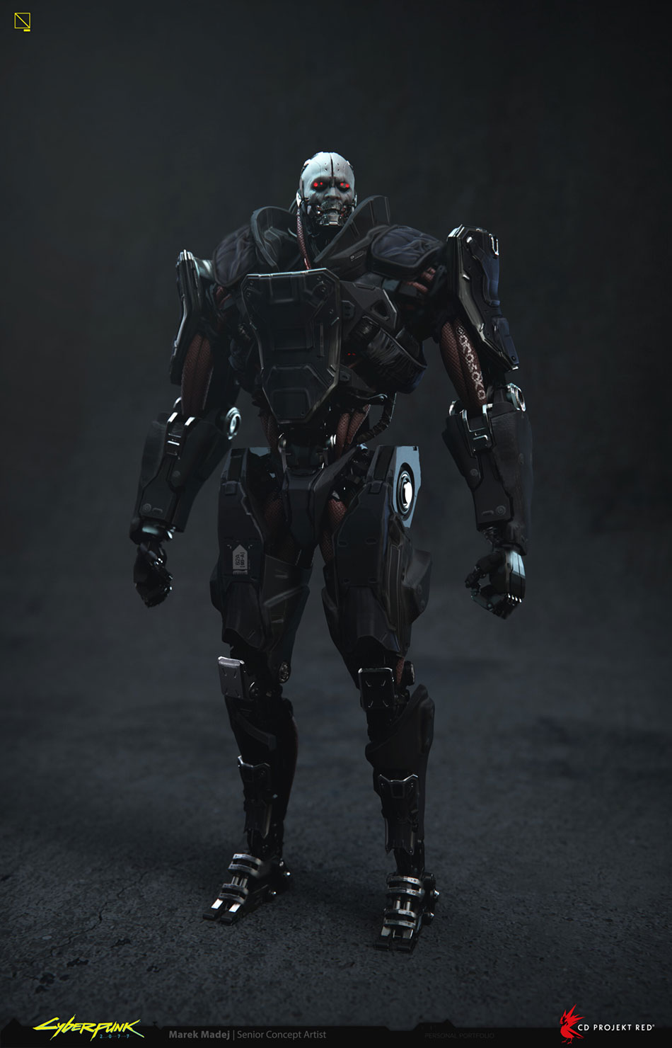 Adam Smasher Final Art from Cyberpunk 2077
