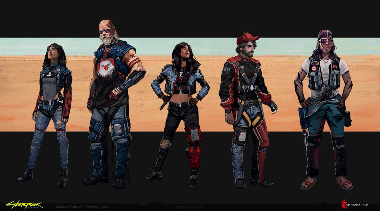 Aldecaldos Nomads Art from Cyberpunk 2077