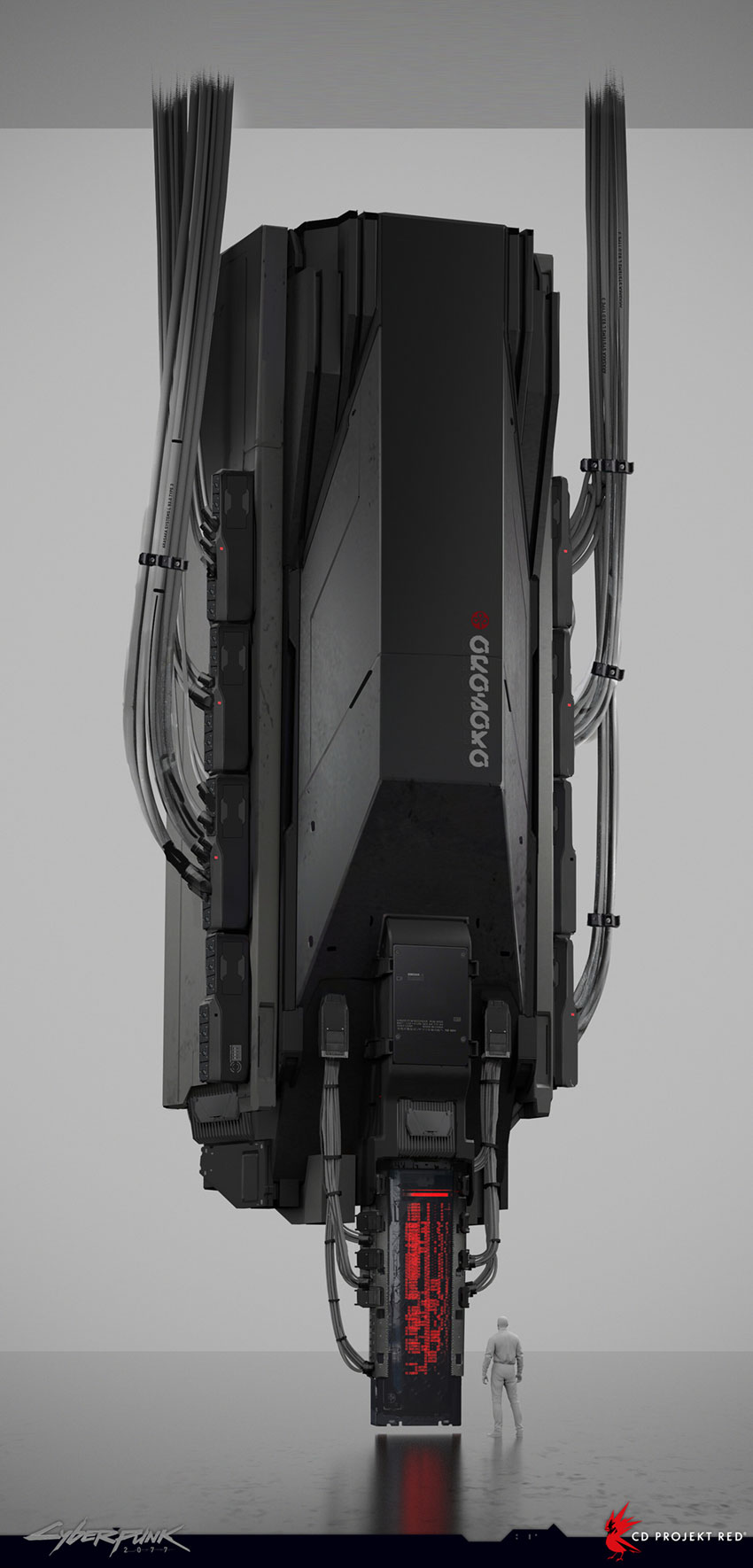 Arasaka Server Art from Cyberpunk 2077