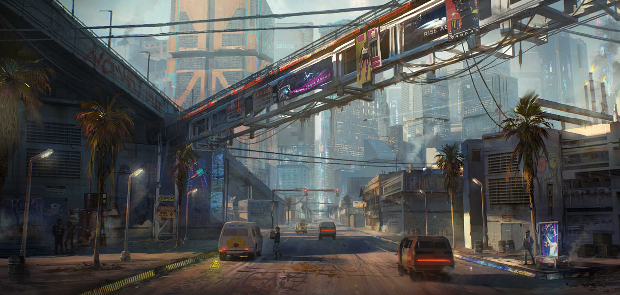 Arroyo Sub-District Art from Cyberpunk 2077