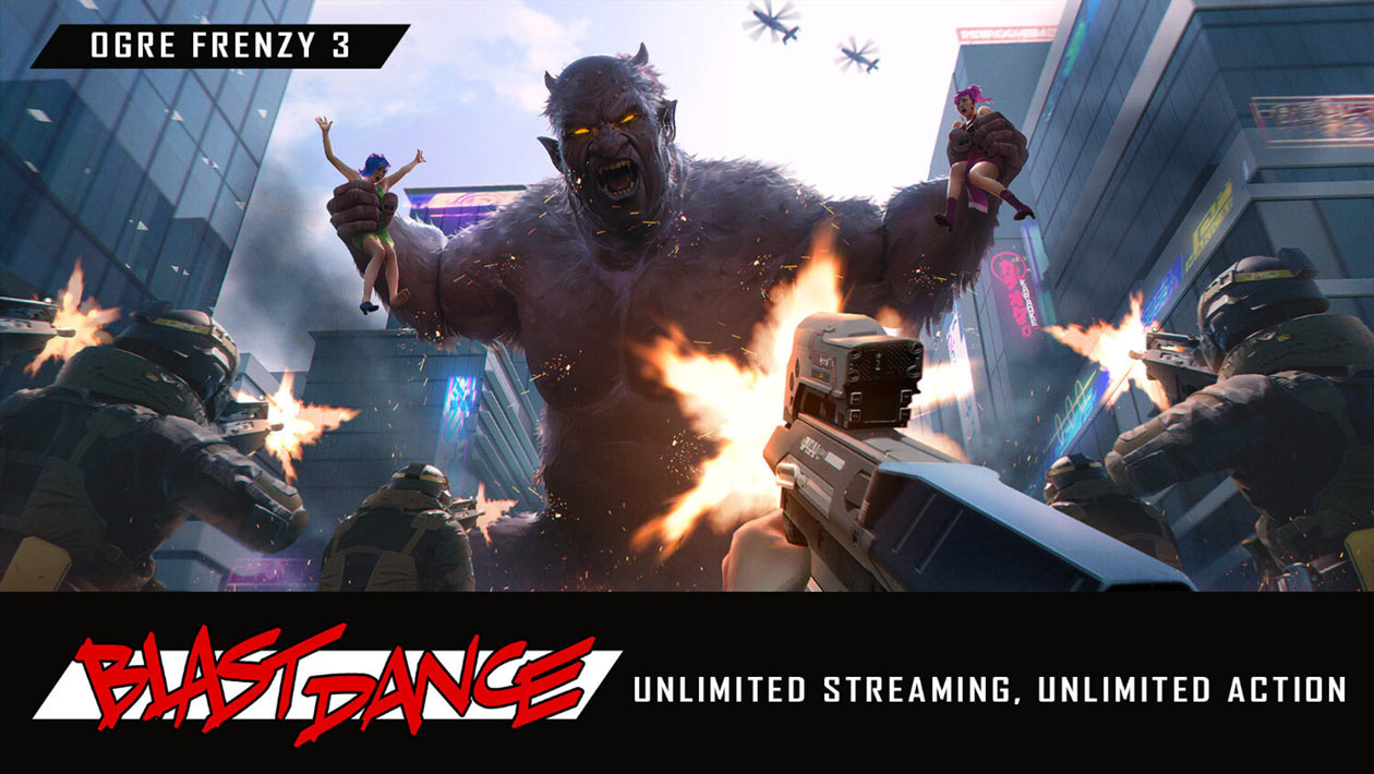 Blastdance Advert Art from Cyberpunk 2077