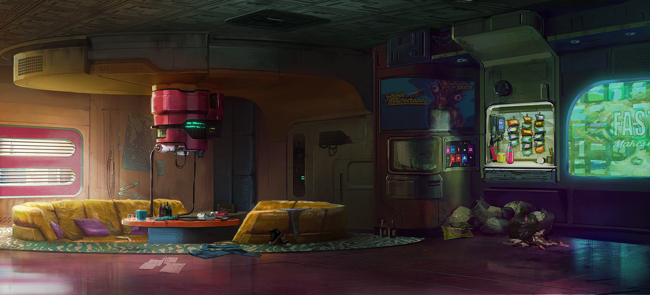 Braindance Parlor Art from Cyberpunk 2077