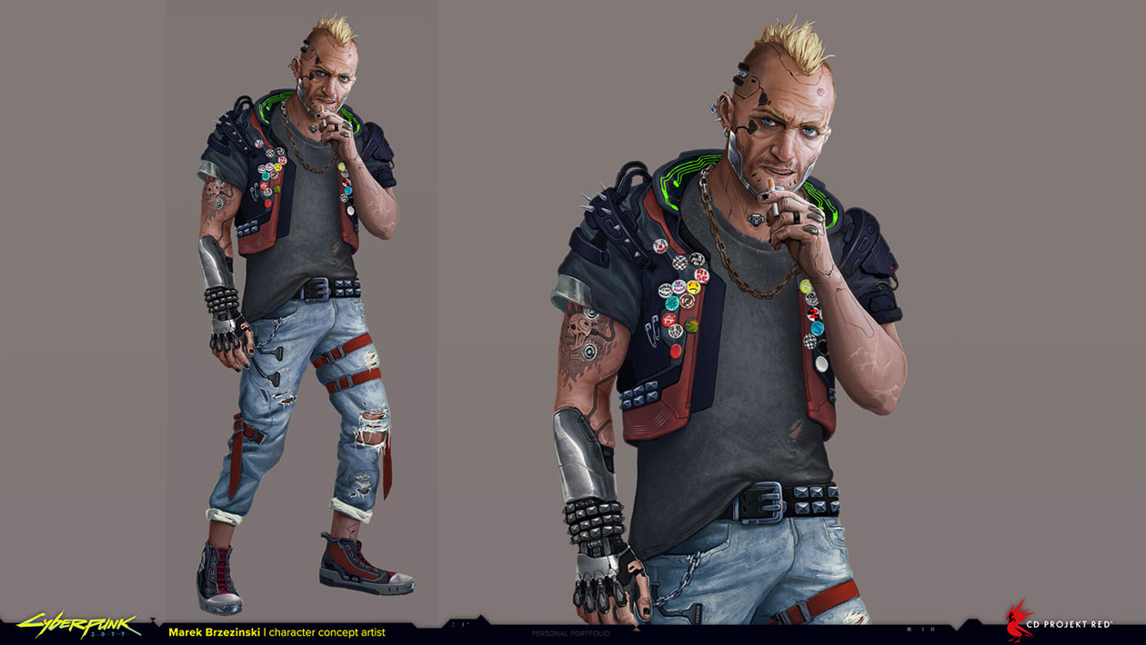 Dino Art from Cyberpunk 2077