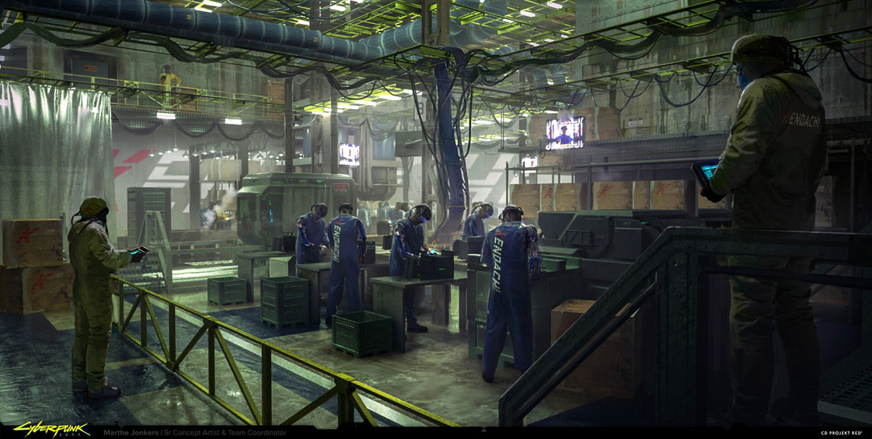Kendachi Factory Art from Cyberpunk 2077