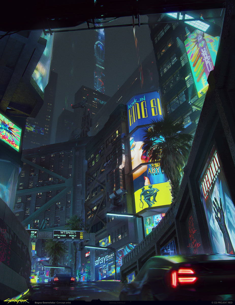 Night City Street Art from Cyberpunk 2077