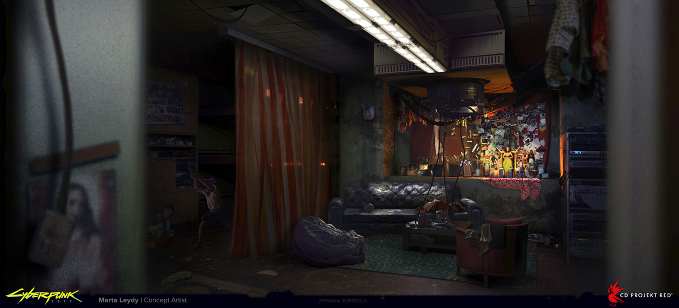 Placide's Apartment Art from Cyberpunk 2077