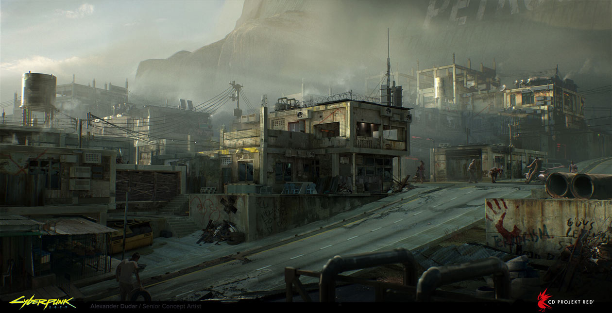 Rancho Coronado Dam Area Art from Cyberpunk 2077