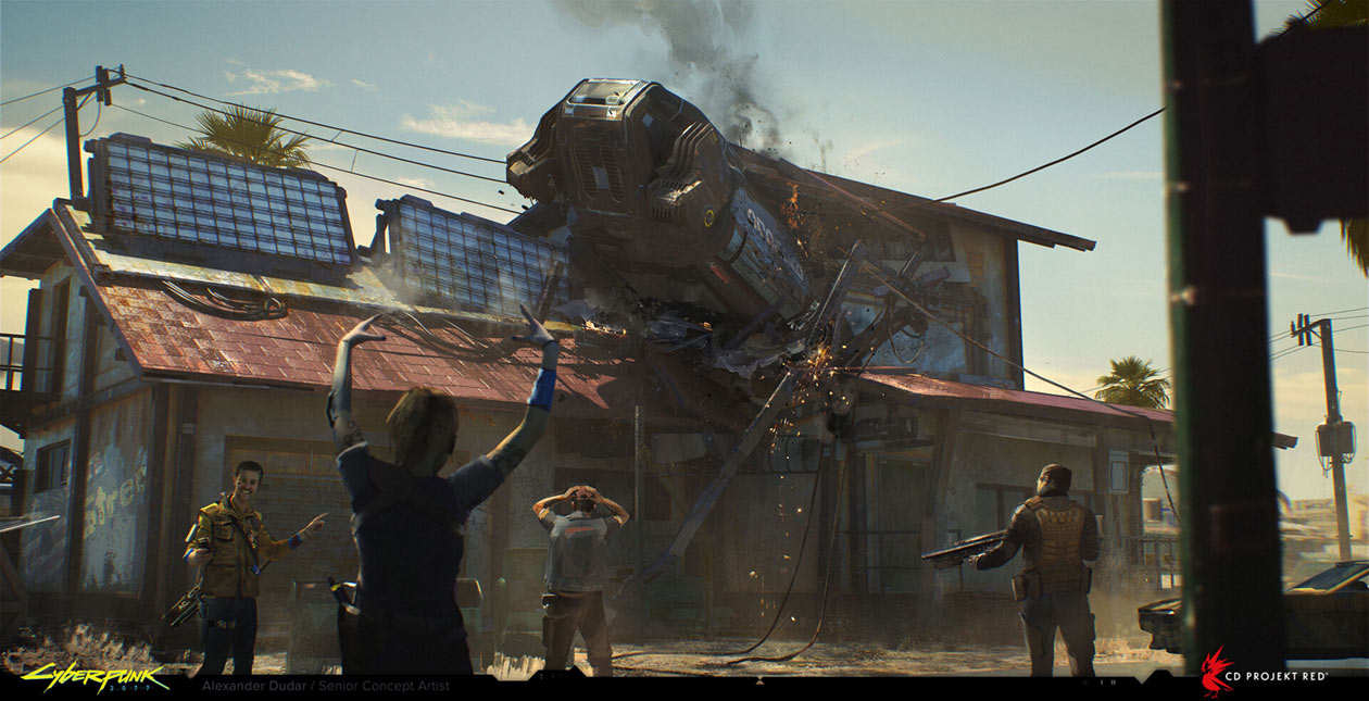 Rancho Coronado Story Art from Cyberpunk 2077