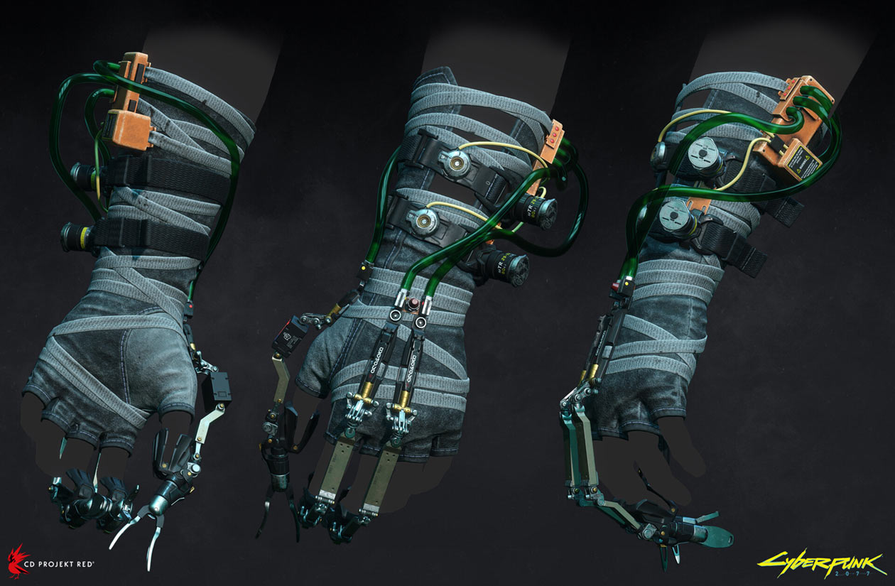 Ripperdoc Glove Art from Cyberpunk 2077
