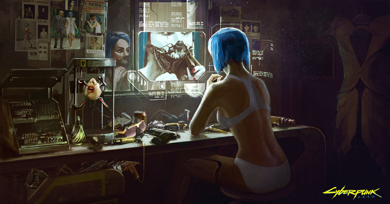 Smoke and Mirrors Art from Cyberpunk 2077