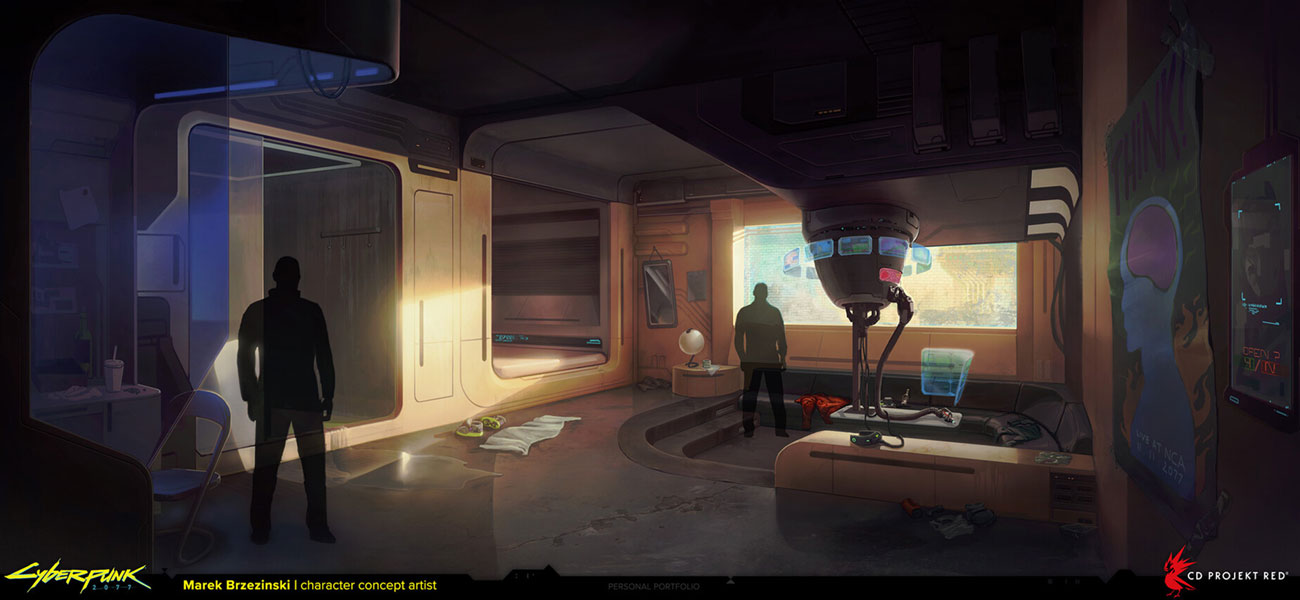 V's Apartment Art from Cyberpunk 2077
