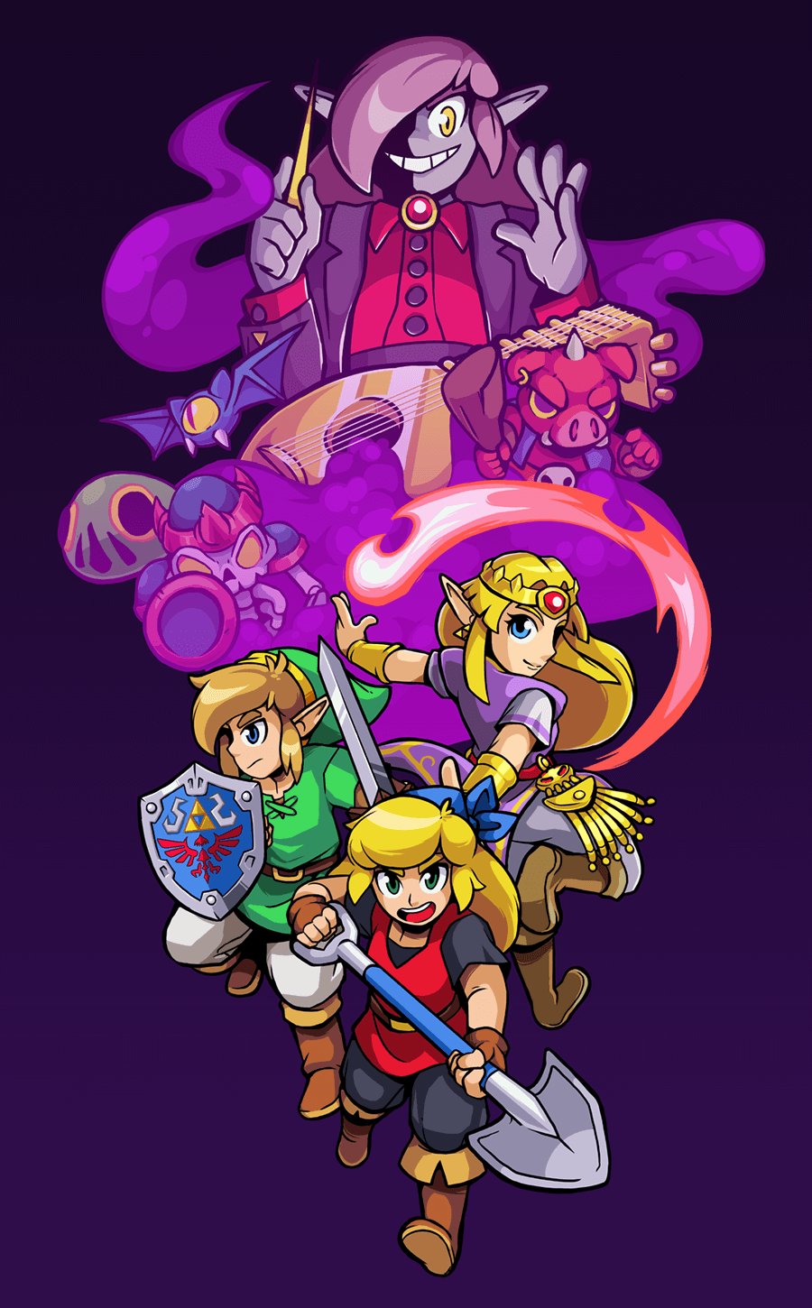 Box Art from Cadence of Hyrule