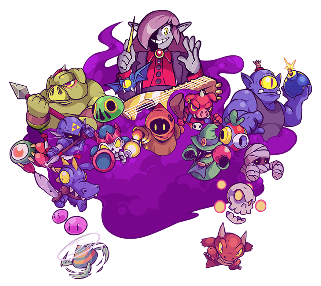 Enemies Art from Cadence of Hyrule