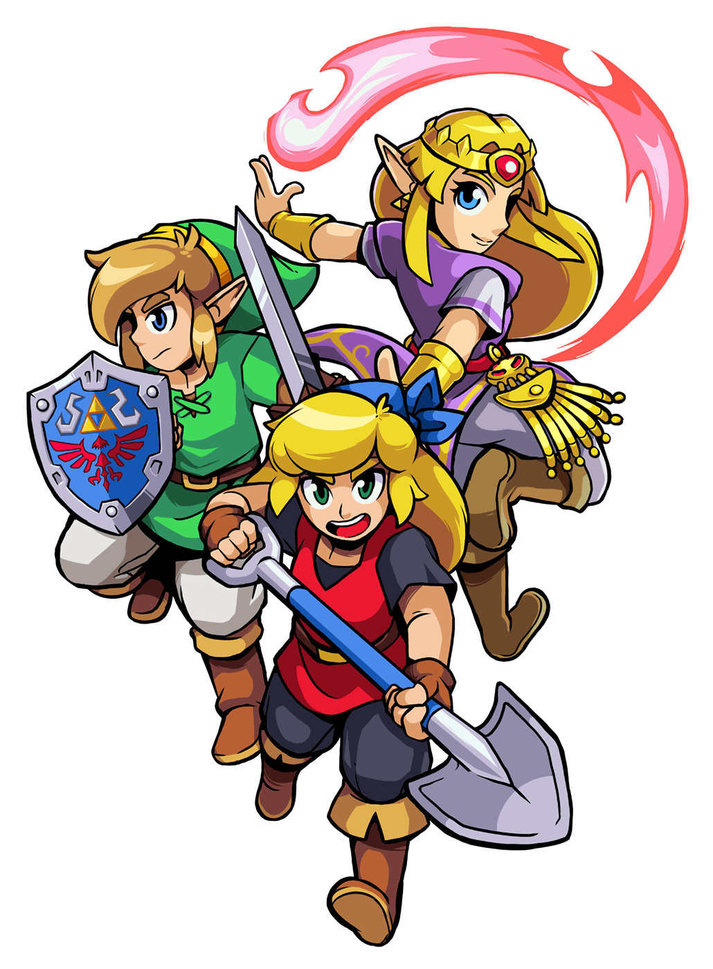 Heroes Art from Cadence of Hyrule