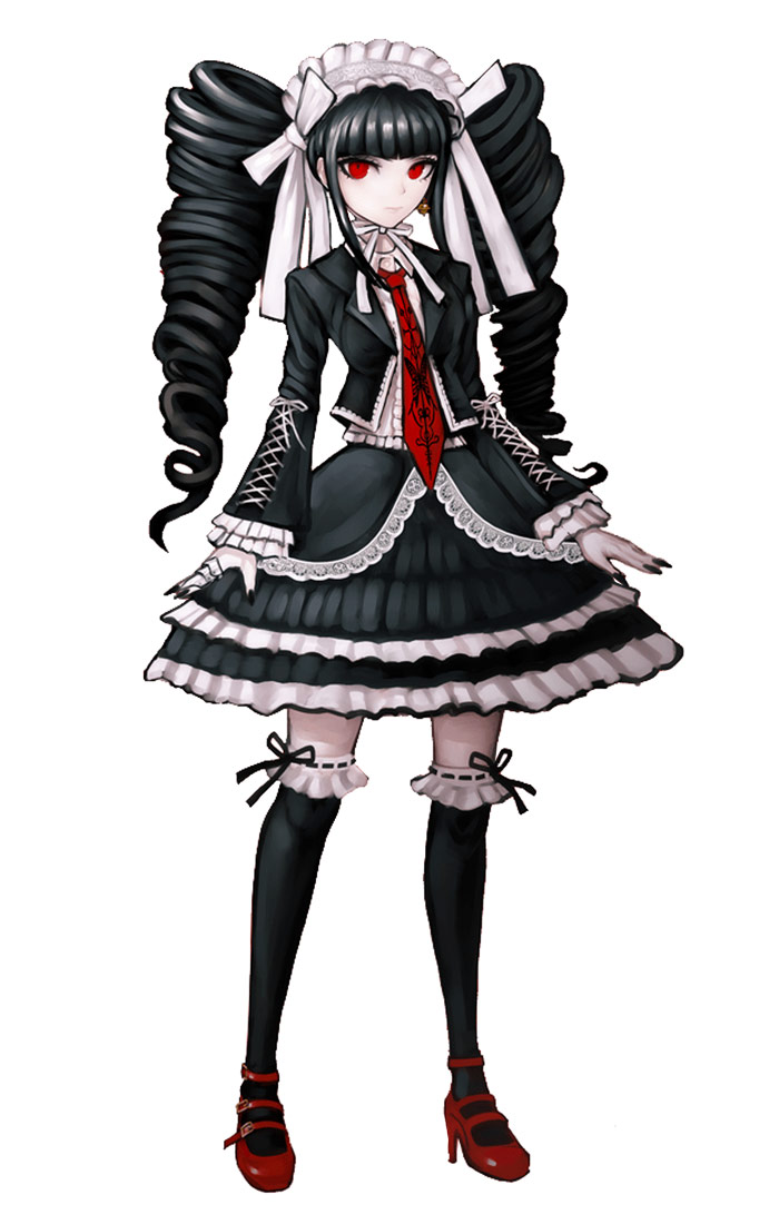 Celestia Ludenberg Concept Art from Danganronpa: Trigger Happy Havoc