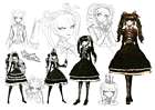 Celestia Ludenberg Early Concept