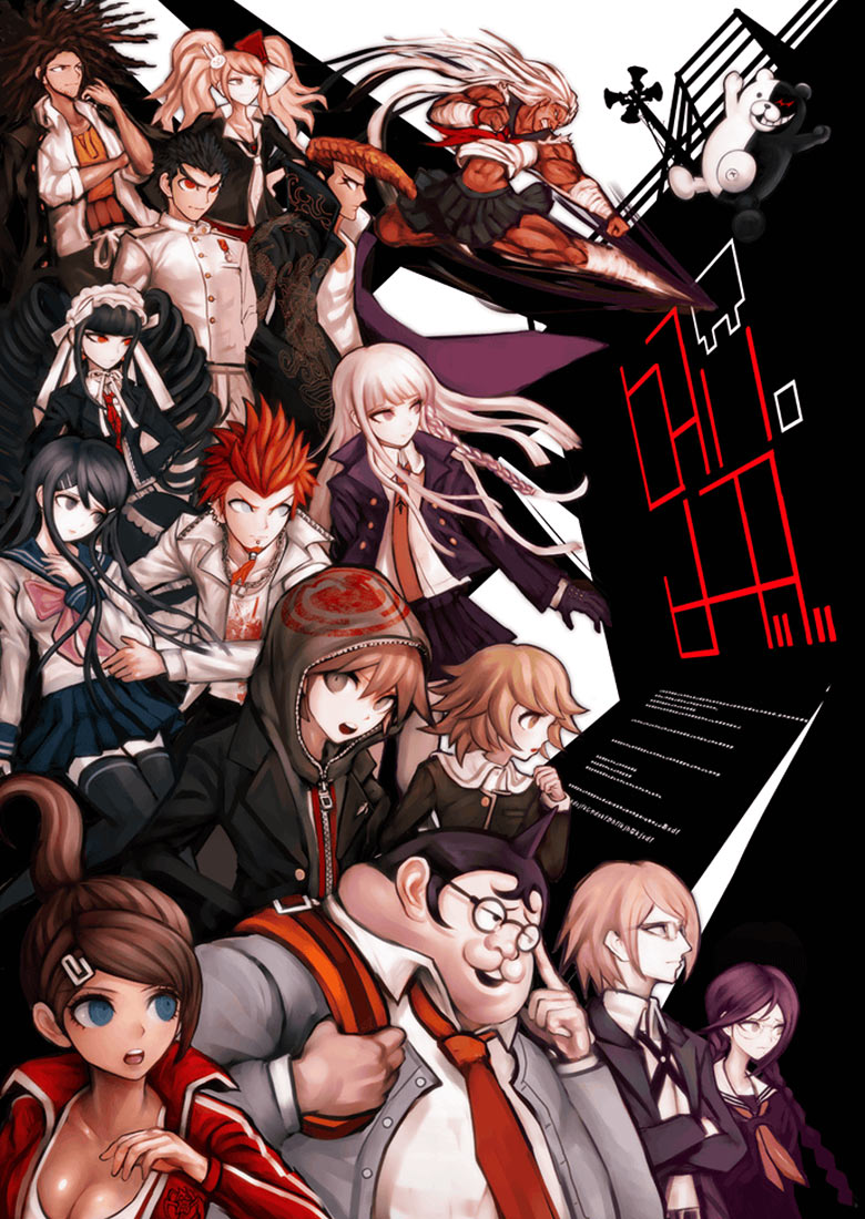 Main Visual Art from Danganronpa: Trigger Happy Havoc