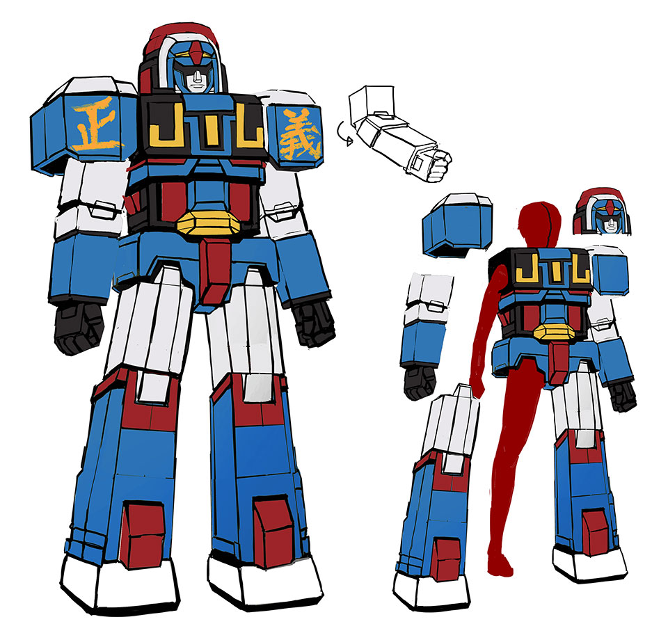Robo Justice Concept Art from Danganronpa: Trigger Happy Havoc