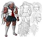 Sakura Ogami Concept Artwork