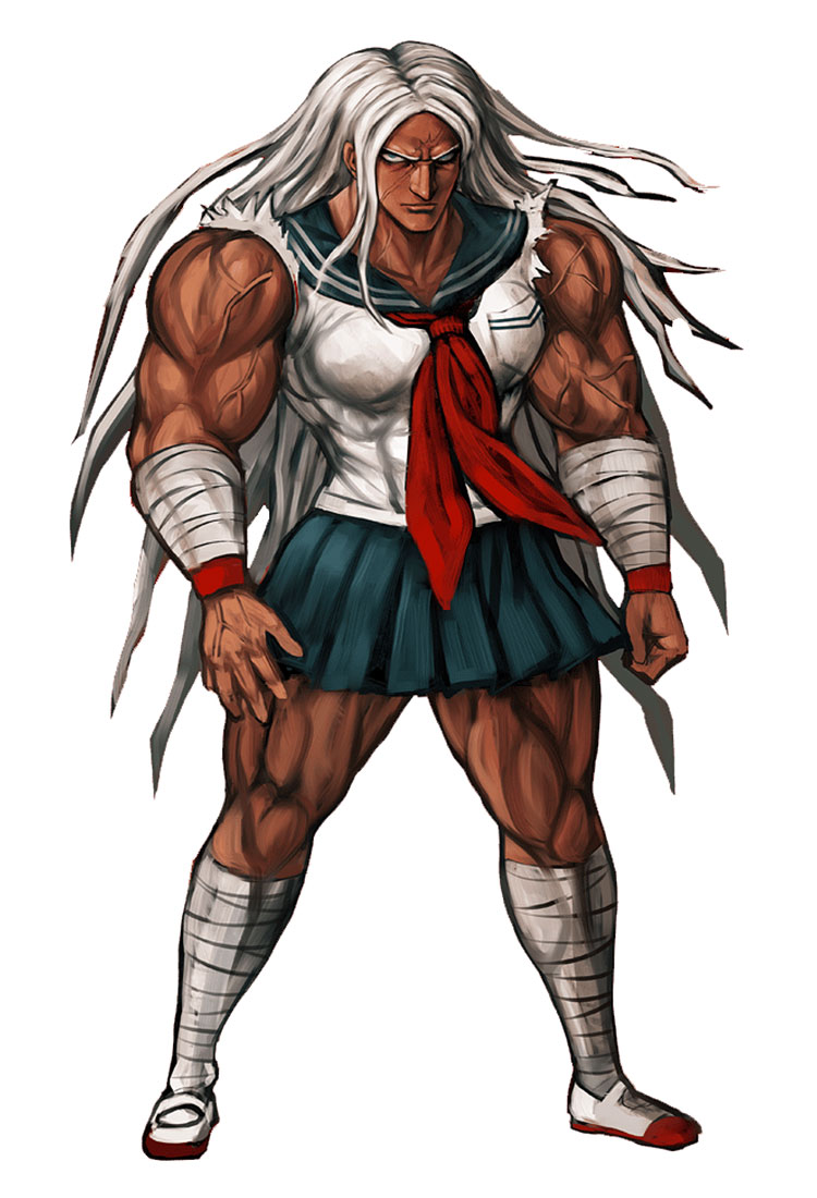Sakura Ogami Concept Art from Danganronpa: Trigger Happy Havoc