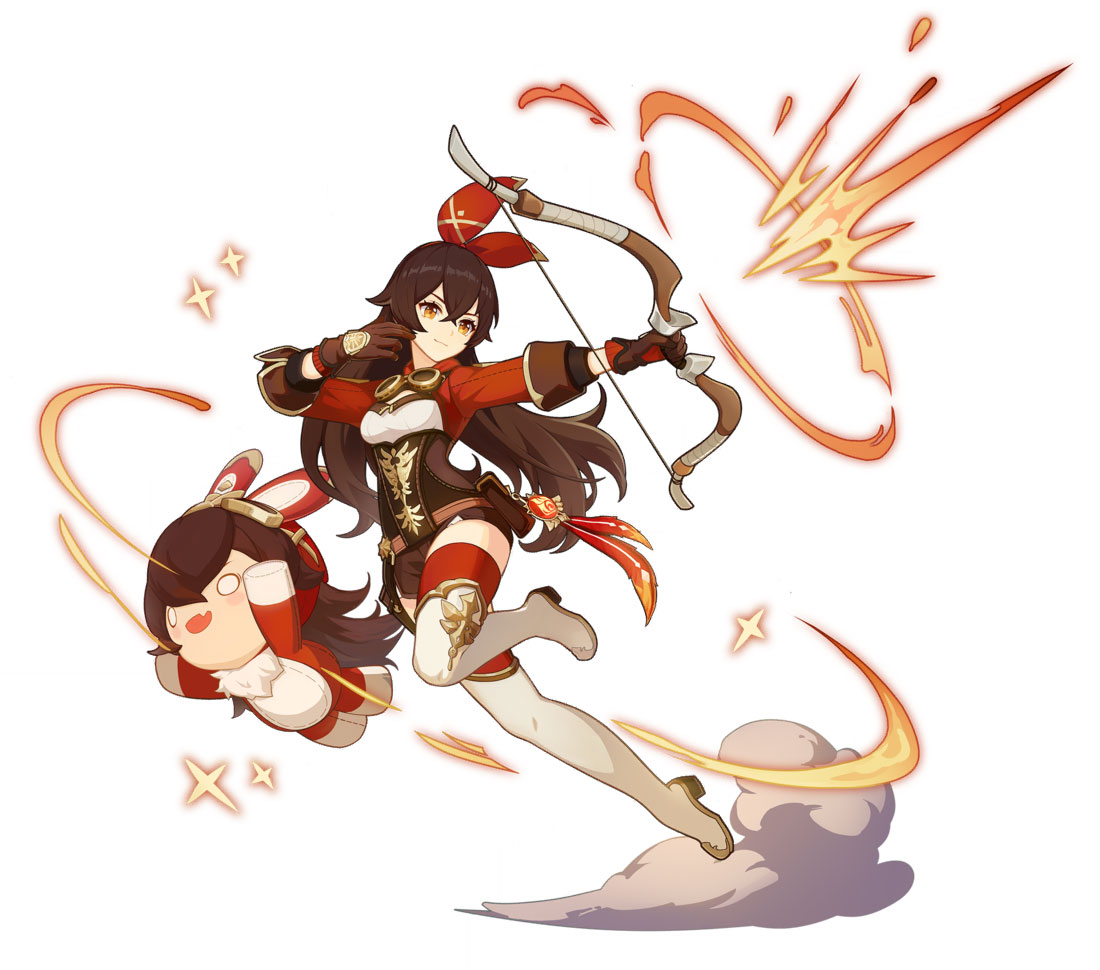 Amber Wish Art from Genshin Impact
