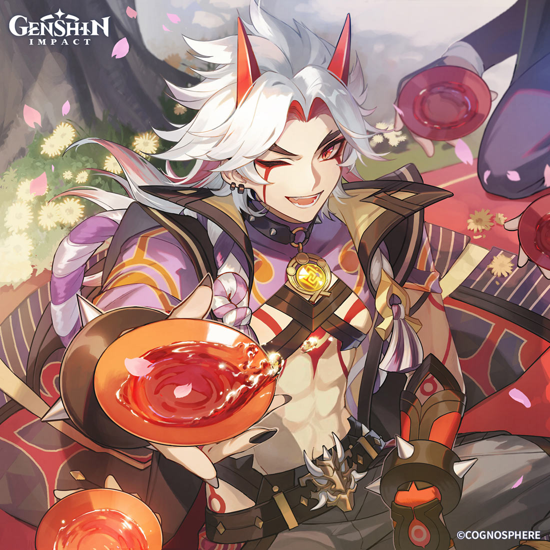 Arataki Itto Birthday 2022 Art from Genshin Impact