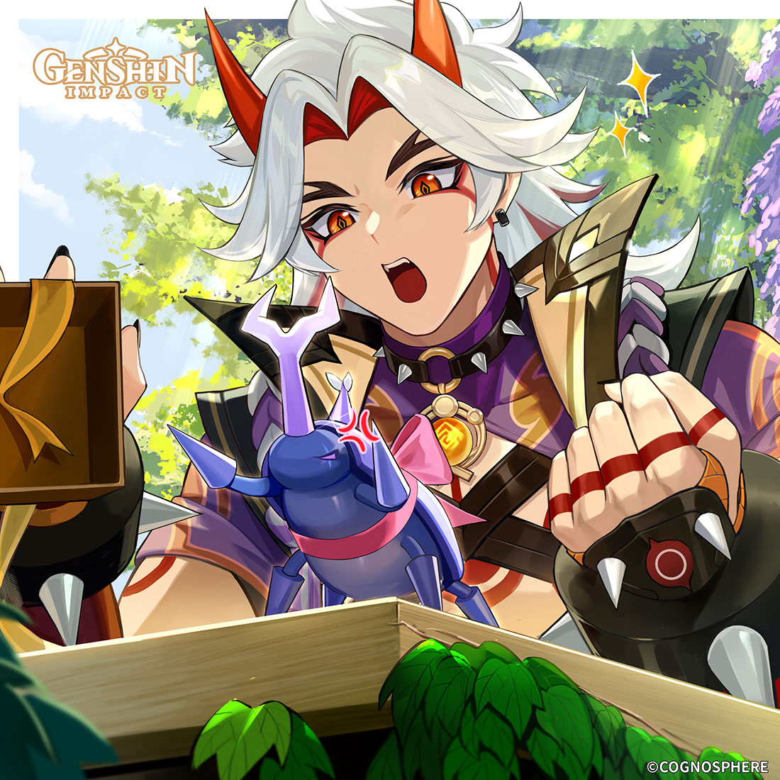 Arataki Itto Birthday 2023 Art from Genshin Impact