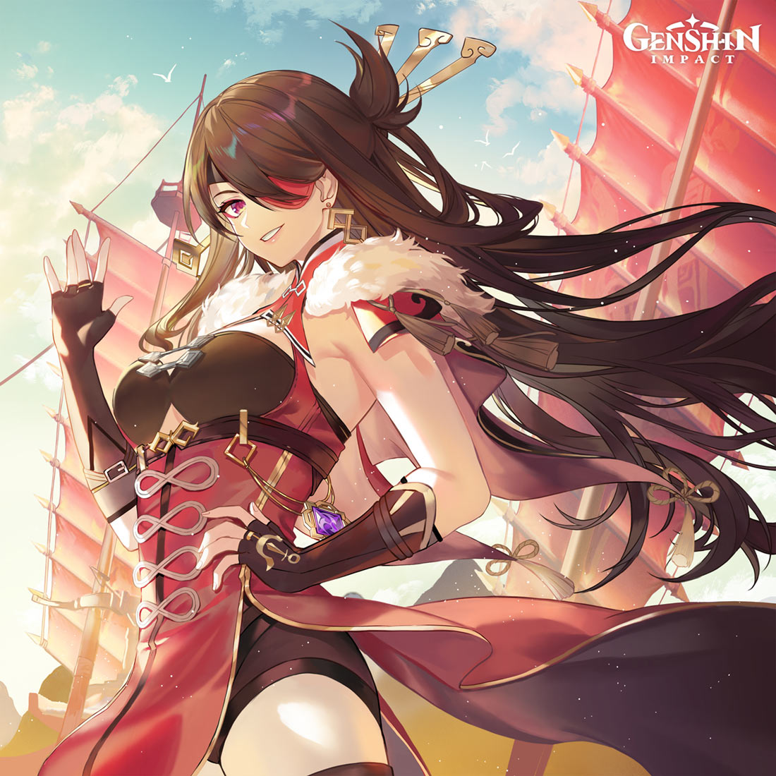 Beidou Birthday 2022 Art from Genshin Impact